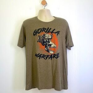 Ranger Up - Green Gorilla Warfare Graphic Tee Shirt Size XL